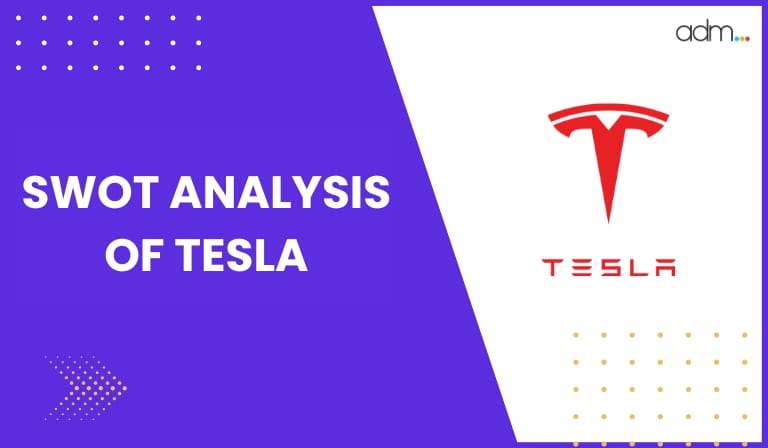 SWOT Analysis of Tesla - Cover Img