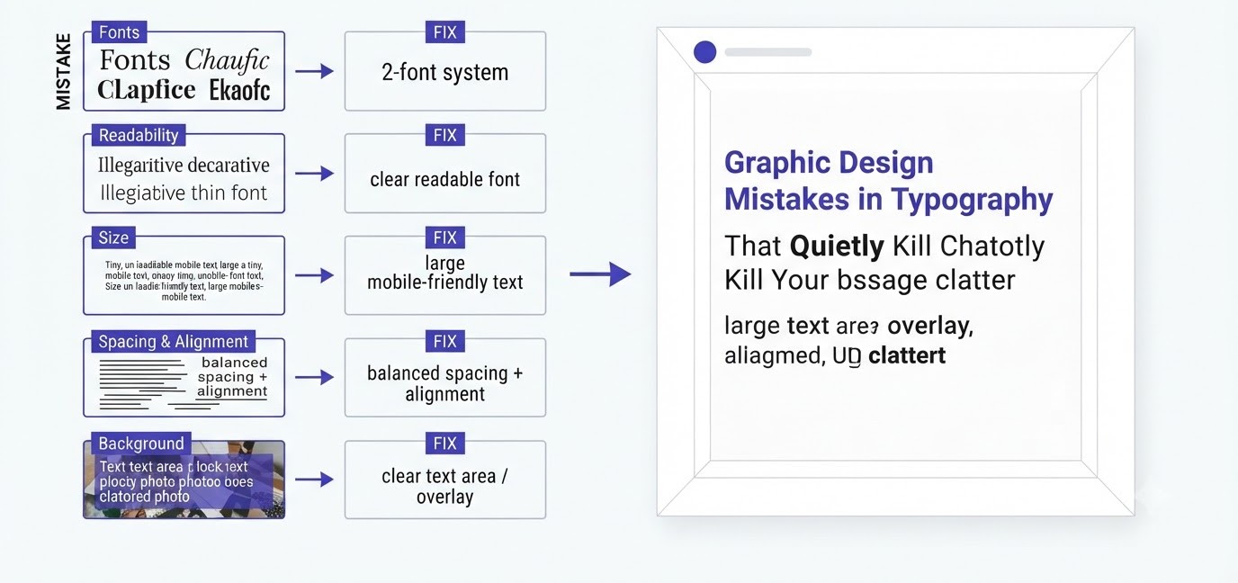 Graphic Design Mistakes in Typography