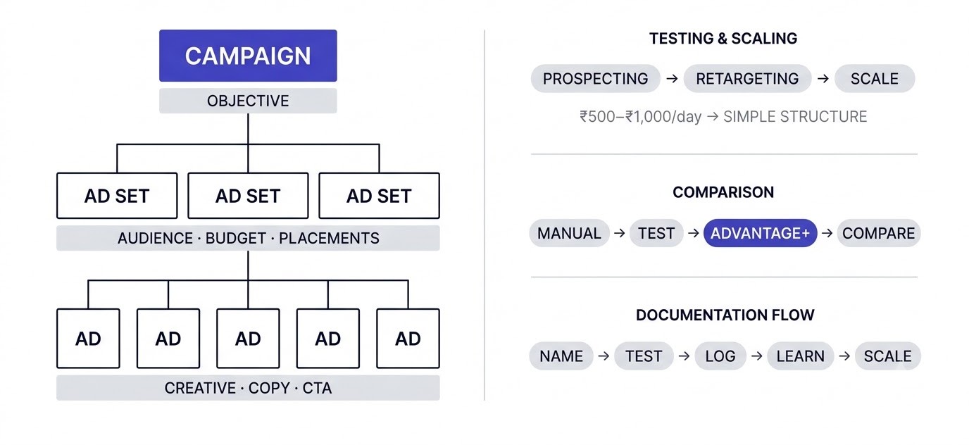 How to Create a Meta Ads Campaign Structure