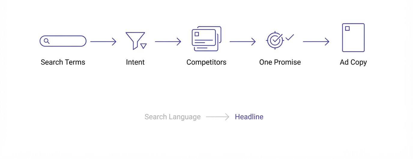 How to Write Google Ads Copy Starting With the Search